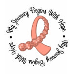Endometrial Cancer My Journey Begins With Hope t-shirts