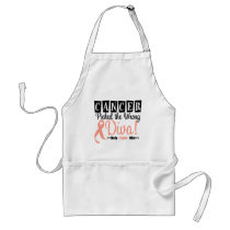 Endometrial  Cancer Picked The Wrong Diva v2 Aprons