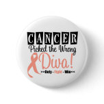 Endometrial  Cancer Picked The Wrong Diva v2 Buttons