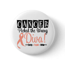 Endometrial  Cancer Picked The Wrong Diva v2 Buttons