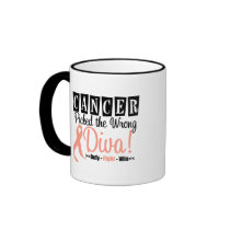 Endometrial  Cancer Picked The Wrong Diva v2 Mugs