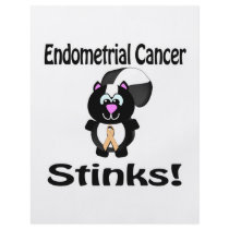 Endometrial Cancer Stinks Skunk Awareness Design Flyer Design