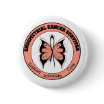 Endometrial Cancer Survivor Butterfly Pins