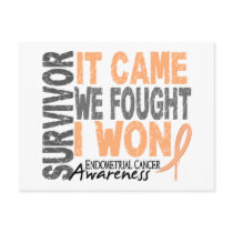 Endometrial Cancer Survivor It Came We Fought