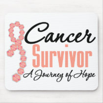 Endometrial Cancer Survivor Journey Ribbon Mouse Pad