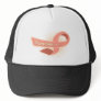 Endometrial Cancer Survivor Ribbon Mesh Hats