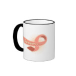 Endometrial Cancer Survivor Ribbon mugs
