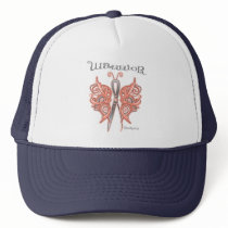 Endometrial Cancer Warrior Celtic Butterfly
