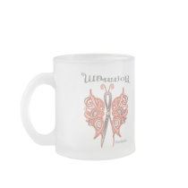 Endometrial Cancer Warrior Celtic Butterfly Coffee Mugs