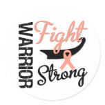 Endometrial Uterine Cancer Warrior Sticker