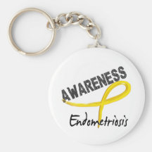 Endometriosis Awareness 3 Key Chains