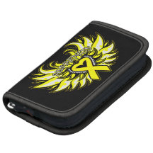 Endometriosis Awareness Heart Wings Organizer