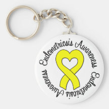 Endometriosis Awareness Key Chain