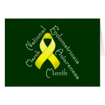 Endometriosis Awareness Month Dark Card