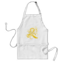 Endometriosis Believe Flourish Ribbon Apron