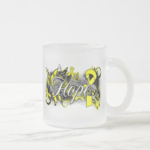 Endometriosis Hope Garden Ribbon Mugs