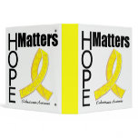 Endometriosis Hope Matters Jeweled Ribbon Binder