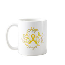 Endometriosis Hope Motto Butterfly Mugs