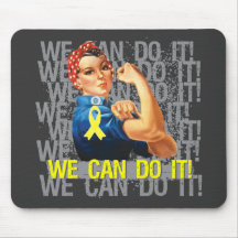 Endometriosis Rosie WE CAN DO IT Mouse Pad