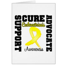 Endometriosis Support Advocate Cure Greeting Cards