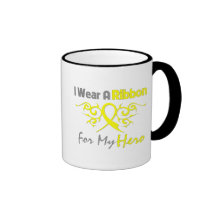 Endometriosis Tribal Deco Ribbon Hero Coffee Mug