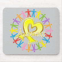 Endometriosis Unite in Awareness Mouse Pad