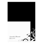 Endroit-Cartes inverses noires et blanches de remo Modèles De Cartes De Visite