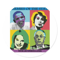 ENEMIES OF THE STATE STICKERS