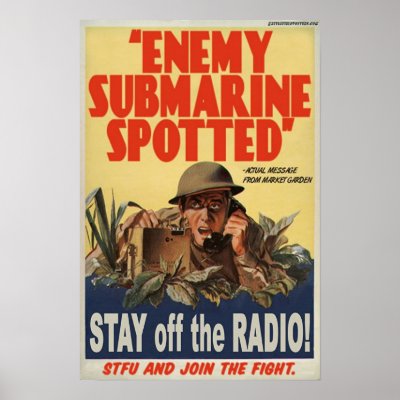 Enemy Submarine Spotted Poster by benrscott