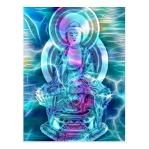 Énergie 6 de Bouddha Carte Postale