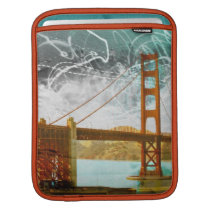 énergie vintage de golden gate bridge à San Franci housses ipad