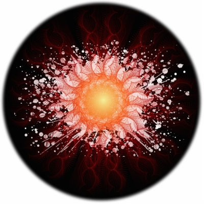 Energy Ball Line Art - Original Colours by VoXeeD