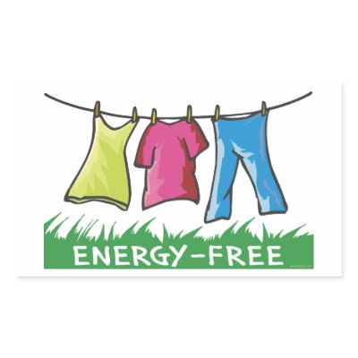 Energy Free Rectangular Stickers by GreenNeighbor