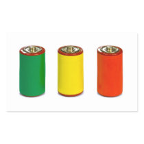 energy management concept - green, red and yellow