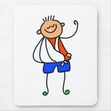 Enfant d'accidents tapis de souris