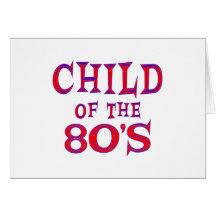 Enfant de 80s cartes