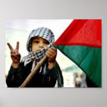 Enfant palestinien pour la paix posters