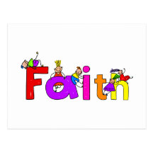 Enfants de foi carte postale