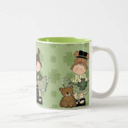 Enfants de shamrock tasse