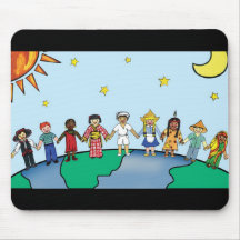 Enfants du monde tapis de souris