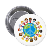 Enfants globaux badges avec agrafe