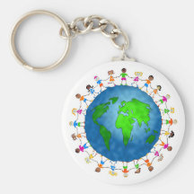 Enfants globaux porte-clés