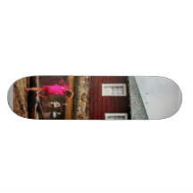 Enfants jouant par le port Essex CT Skateboards