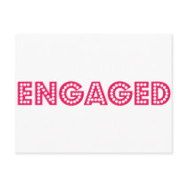 Engaged Postcard