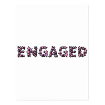 Engaged Postcard