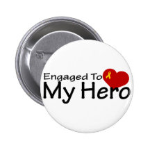 Engaged To My Hero Buttons