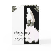 Engagement Announcement Card Template