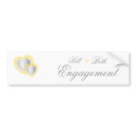 Engagement Bumper Sticker - Customize - Customized
