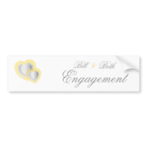 Engagement Bumper Sticker - Customize - Customized