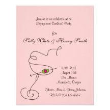Engagement Cocktail Party Invitation
